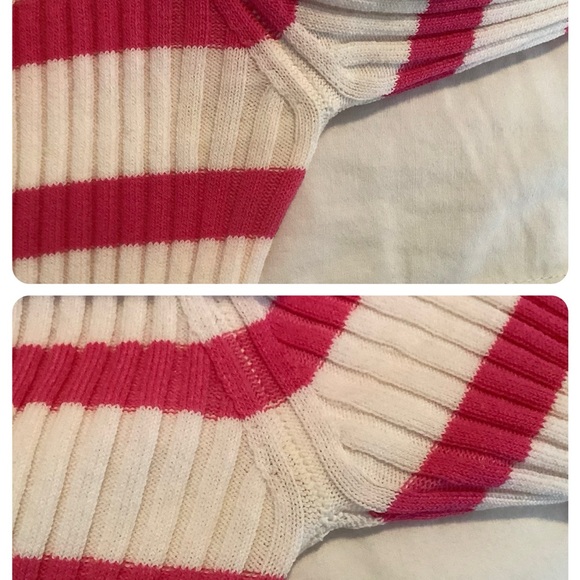 FUZZI Ruffled Striped Ribbed Top Italy XS - Picture 8 of 8